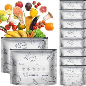 Reusable Aluminum Foil Food Preservation Sealable Freezer Bags