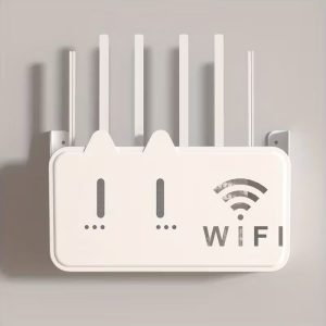 Wall Hanging Plastic Wi-Fi Router Storage Box